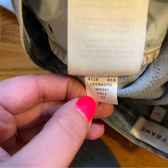 FRAME Le Sylvie Slender Straight jeans size 27 - Picture 9 of 11
